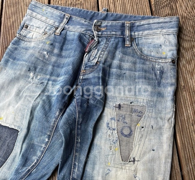 디스퀘어드2 데님청바지 데님팬츠 32인치 싸게팝니다!--2