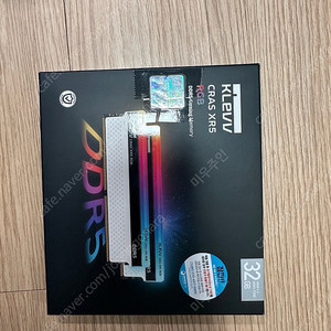 클레브 KLEVV CRAS RGB DDR5 7200 32GB (16GB x 2개)