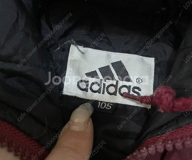 아디다스 초대장급 올드스쿨 버건디 블랙 바람막이 점퍼 ...--3