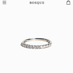 보스크 14k 로데 랩다이아몬드 반지 bosque