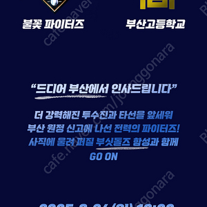 8/24 불꽃야구 당당이석 4연석 (4인)