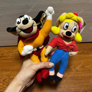 빈티지 마이티마우스 & 펄 퓨어하트 인형 일괄