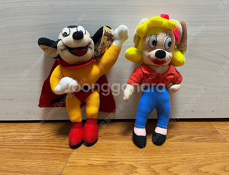 빈티지 마이티마우스 & 펄 퓨어하트 인형 일괄--1
