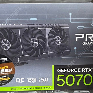 택포) 아수스 rtx5070 프라임 oc 그래픽카드 미개봉 새제품 팝니다