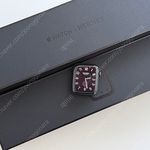 애플워치6 44mm 에르메스 누아르 SS급 효율 100% 풀박스 + 필름, 스트랩 39만