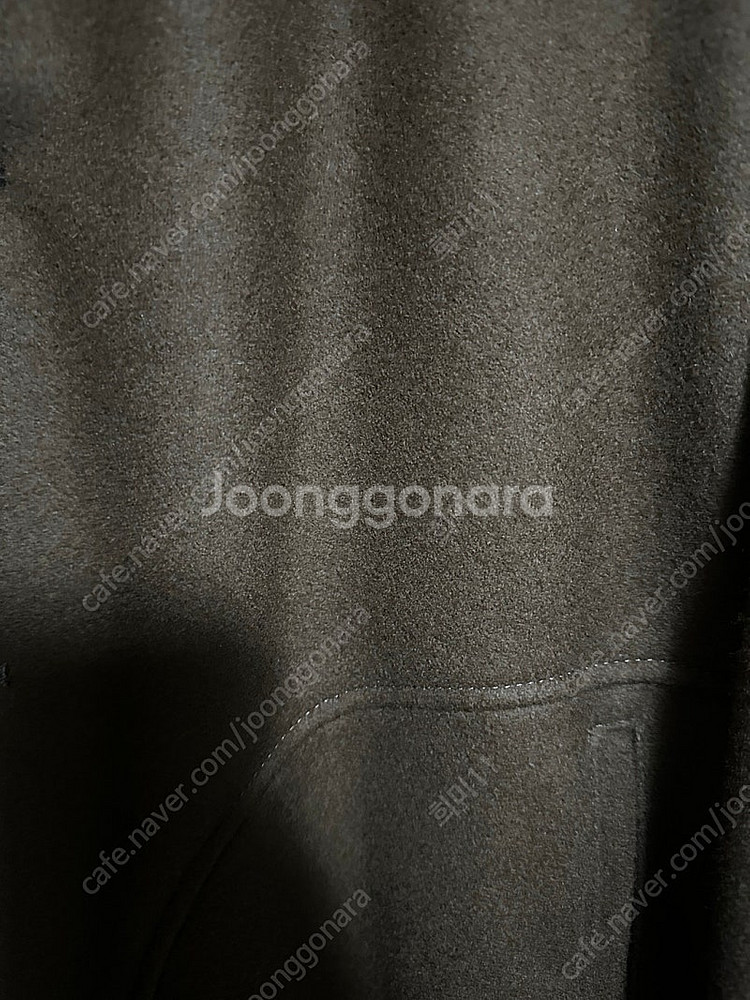 [2] 알렌느 울 숏 블루종 자켓 브라운--1