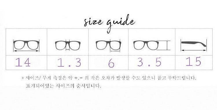 도수없는 안경 안경테 투명핑크뿔테--3