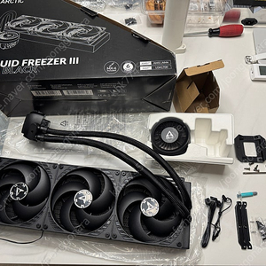 아틱 수냉 ARCTIC Liquid Freezer III 420 블랙 서린