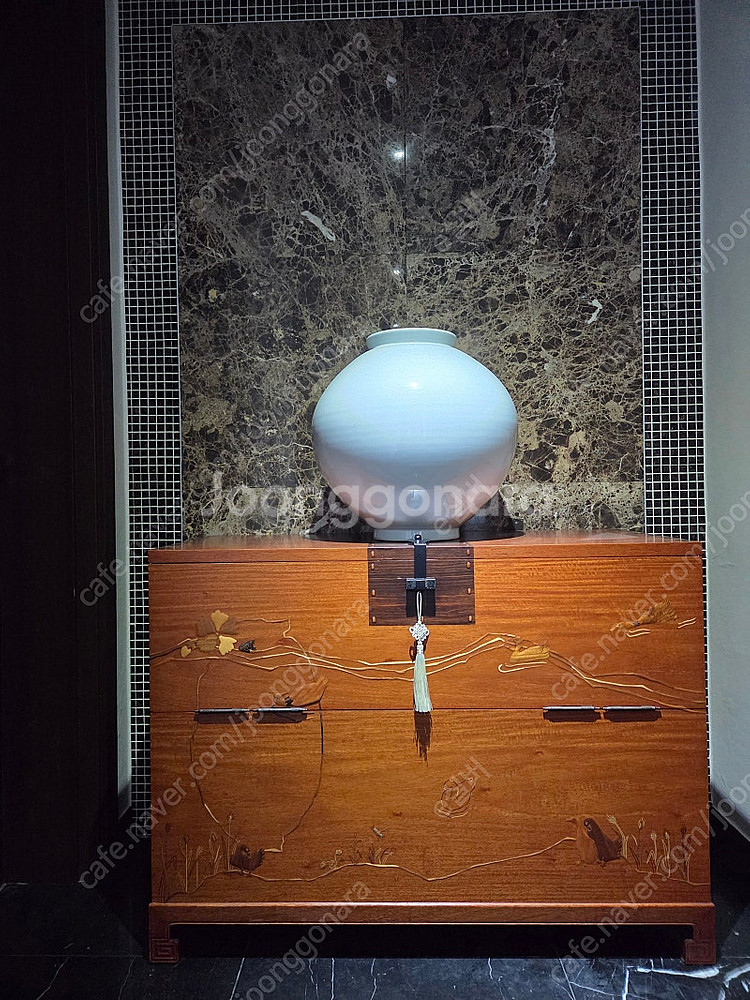 상감 원목 반닫이 수납장 거실장 주문제작--0
