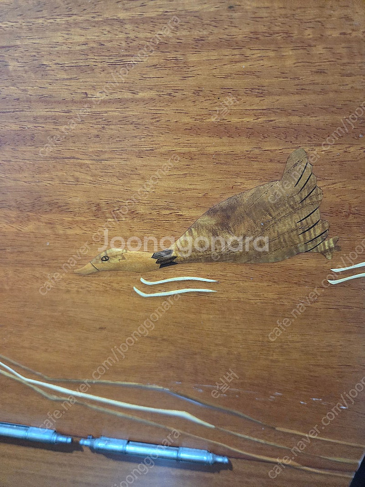 상감 원목 반닫이 수납장 거실장 주문제작--4
