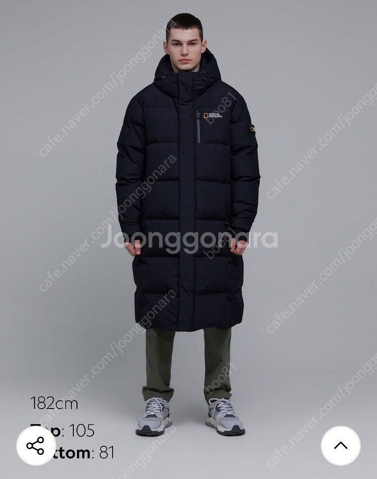 [새상품] 내셔널지오그래픽 롱기장 구스다운 점퍼--8