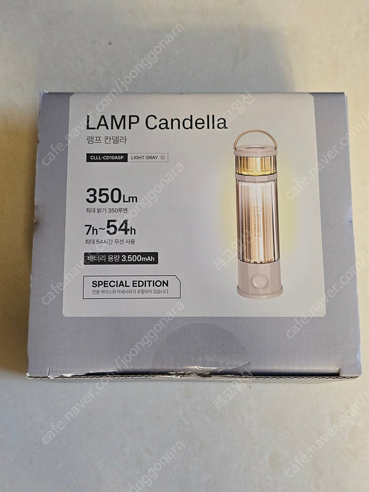 박스미개봉 새제품 크레모아 써큘 이너프 캠핑 랜턴 LED 무드등, 써큘레이터, 삼각대 이미지