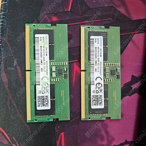 삼성 노트북 DDR5 5600Hz 8G 2개 16G