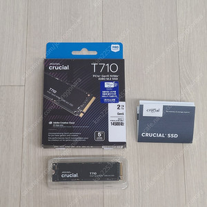 마이크론 Crucial T710 M.2 NVMe 아스크텍 2TB 정품