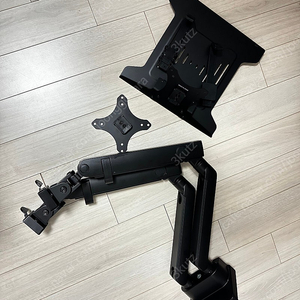 루나랩 LMX 02 듀얼 모니터암 + 노트북 거치대