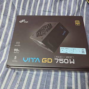 FSP VITA GD 750W 80PLUS GOLD ATX3.1 (PCIe5.1) 파워 판매합니다.