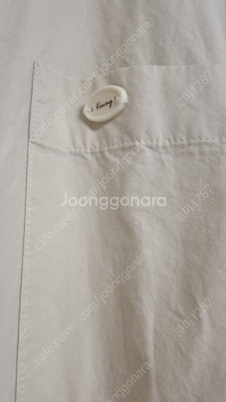 멋스러운 셔츠형 롱 원피스 면100--3