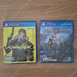 PS4 사이버펑크, 갓 오브 워 판매합니다~ (PS5 호환 가능)