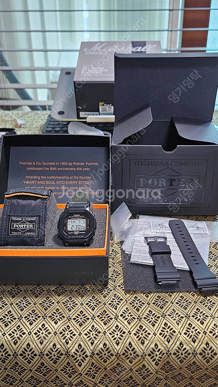 지샥 x 요시다포터 85주년 일본 한정판 GM-5600...--0