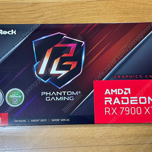 미개봉 새제품 ASRock 라데온 RX 7900 XTX Phantom Gaming OC 24GB 대원씨티에스 그래픽카드