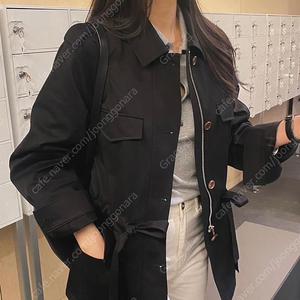 르헤 lehye 클래식 야상자켓 블랙