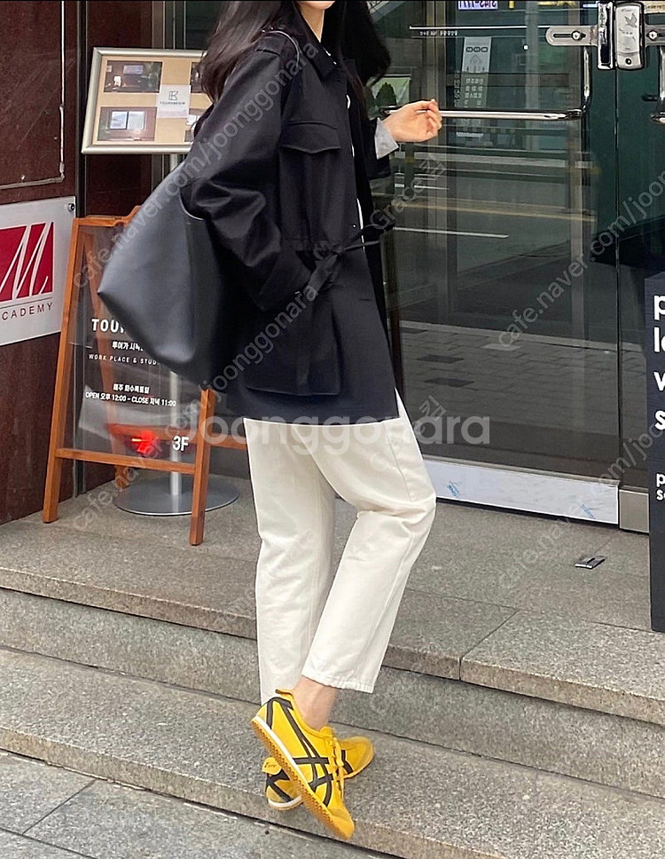 르헤 lehye 클래식 야상자켓 블랙--4