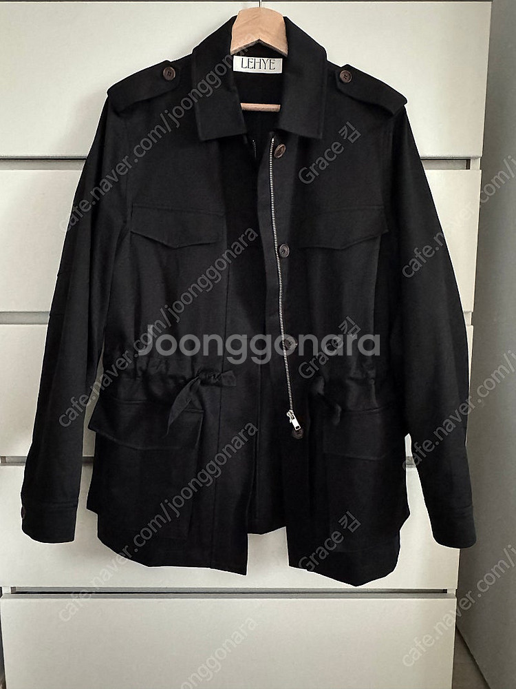 르헤 lehye 클래식 야상자켓 블랙--5