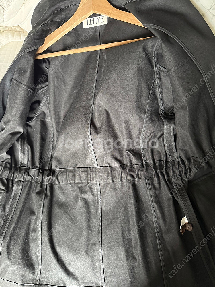 르헤 lehye 클래식 야상자켓 블랙--6