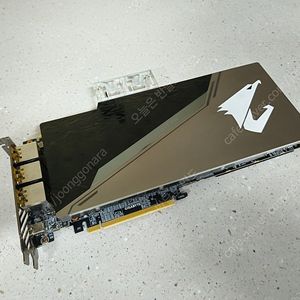 (부산) 기가바이트 RTX 2080ti 어로스 익스트리미 워터블럭 팝니다.