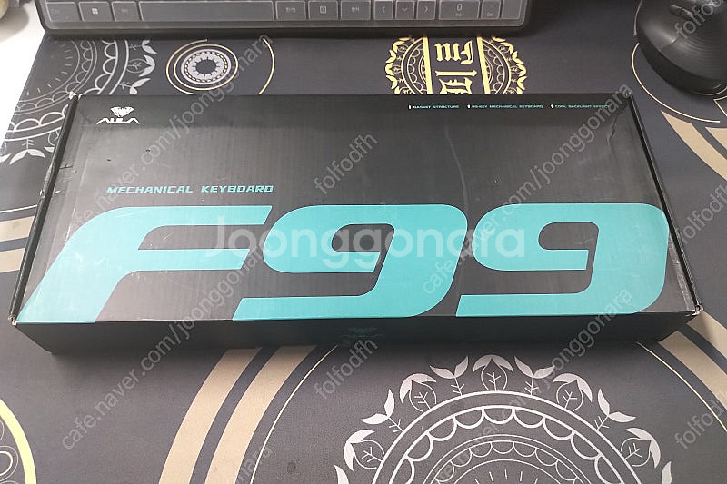 v20 독거미 키보드 AULA F99 화이트 그레이, ...--2