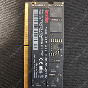 imation 노트북 ddr5-4800 16gb 메모리 램 반값택포 3.5만