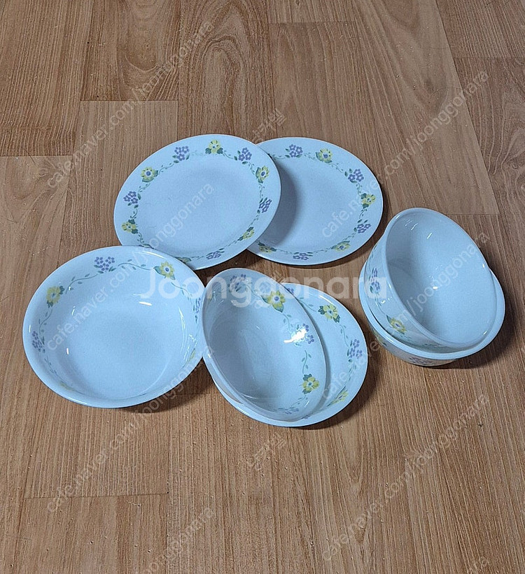 코렐 플로럴 그릇,개당가--0