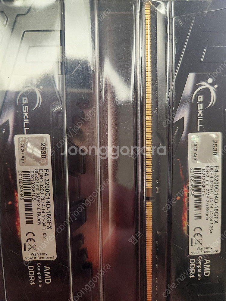 flare x ddr4 8*2gb 팝니다 (램타14cl)--1