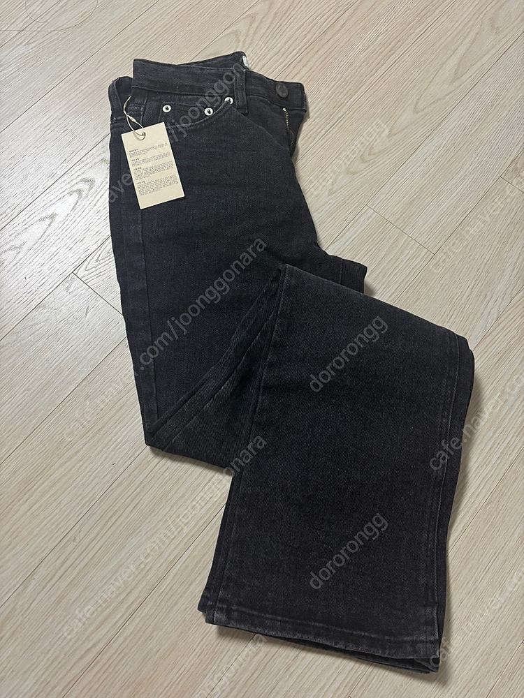 쉬이즈큐트(she is cute) 블랙슬릿진(black slit jeans) 2사이즈 이미지