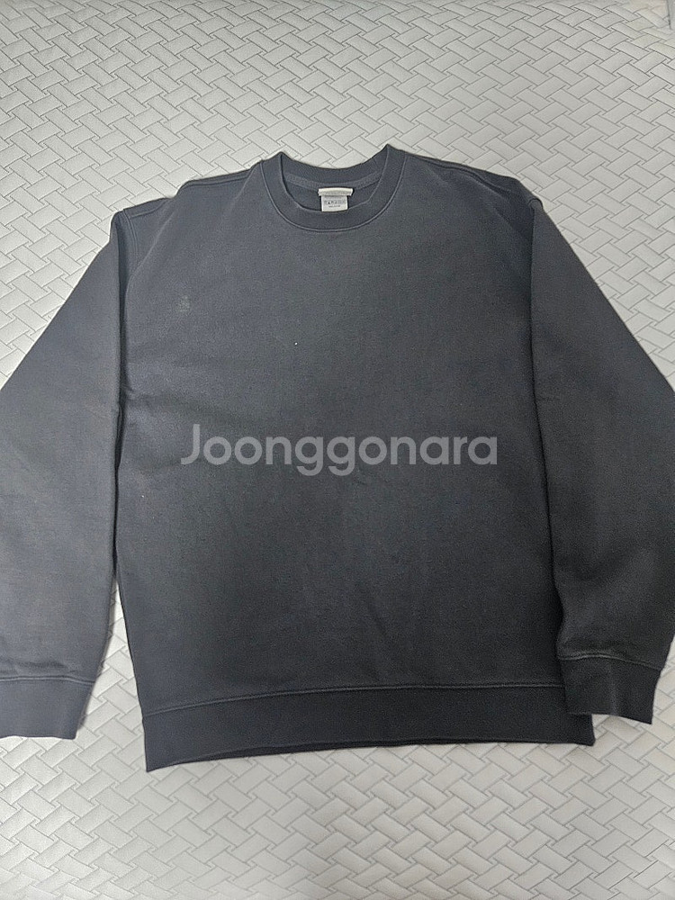 소버먼트 950g 세비오버핏 맨투맨 아스팔트 S--0