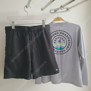 BILLABONG 빌라봉 (키즈 XL~ 마른 여성) 래쉬가드 & 반바지 세트 / 수영복 록시 퀵실버 워터레깅스 아쿠아슈즈 아동