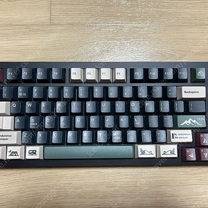 qk75 블랙 아쿠아킹 빌드