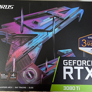 GIGABYTE AORUS Master RTX 3080Ti D6X 12GB 팝니다 [보증O] 어로스 마스터