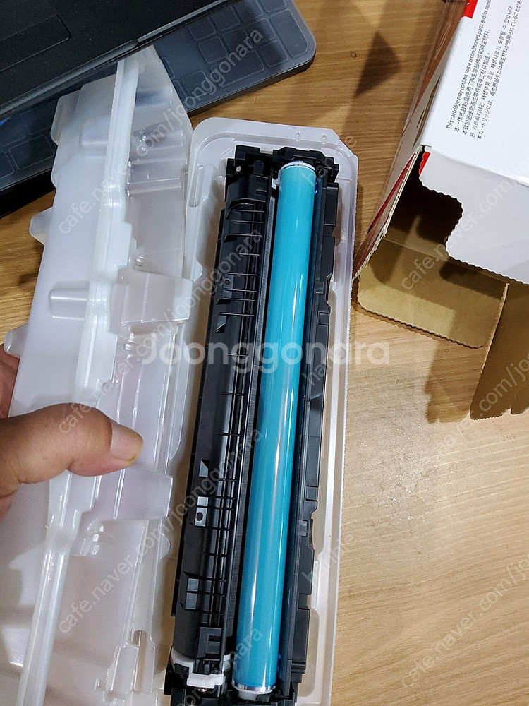 캐논 CRG-045H 블랙 박스 개봉 제품--4