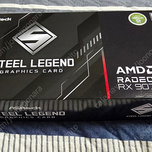 ASRock 라데온 RX 9070 XT 스틸레전드 DARK D6 16GB