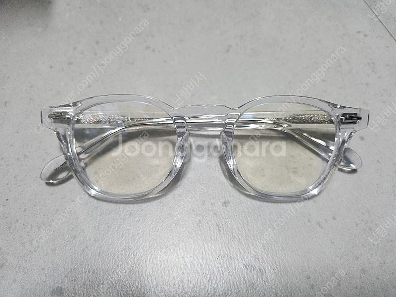 애쉬크로프트 긴즈버그 46 클리어 뿔테 투명뿔테(새제품)--2