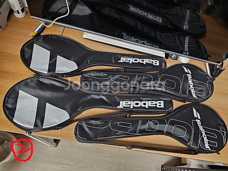 [새제품] BabolaT 바볼랏 배드민턴라켓 케이스 풀...--1