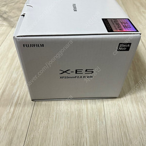 [미개봉]후지필름 X-E5 블랙 XF23mmf2.8 렌즈킷 국내판 새상품