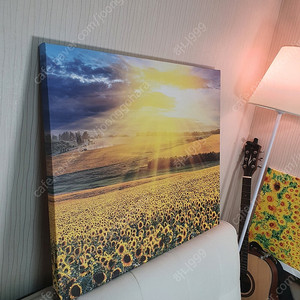 인테리어 금전운 해바라기 그림액자 (새제품)