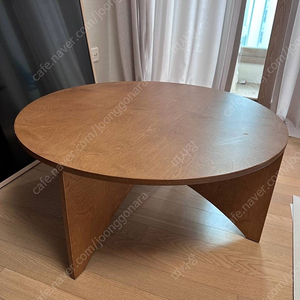 원목테이블 둘레 80cm