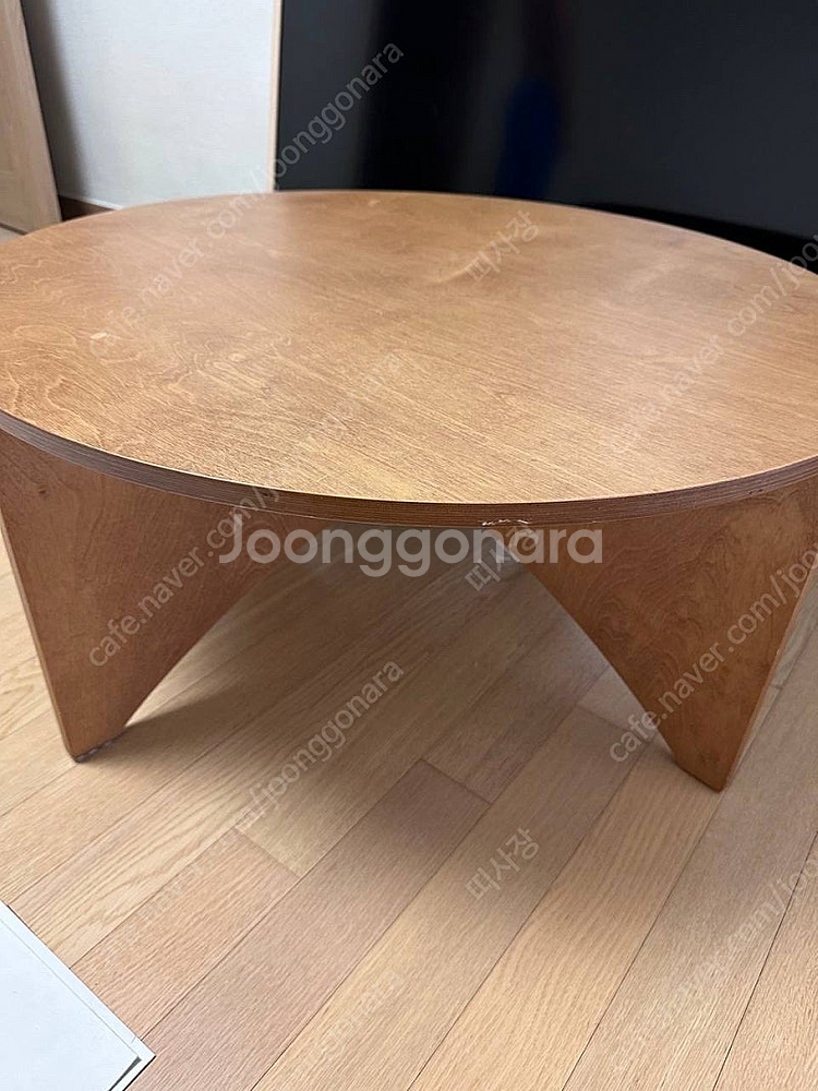 원목테이블 둘레 80cm--1