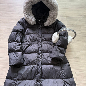 룰라비 오리털 롱패딩(130, 룰라비 귀마개 함께 드림)