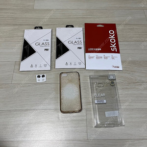 아이폰 5, 5s, se1 투명케이스 및 보호필름 일괄