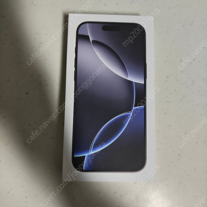 아이폰16 PRO MAX 블랙색상 입니다