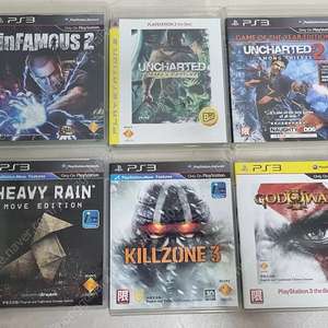 PS3 게임 CD 타이틀 6종(아시아판)